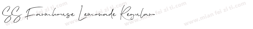 SS Farmhouse Lemonade Regular字体转换